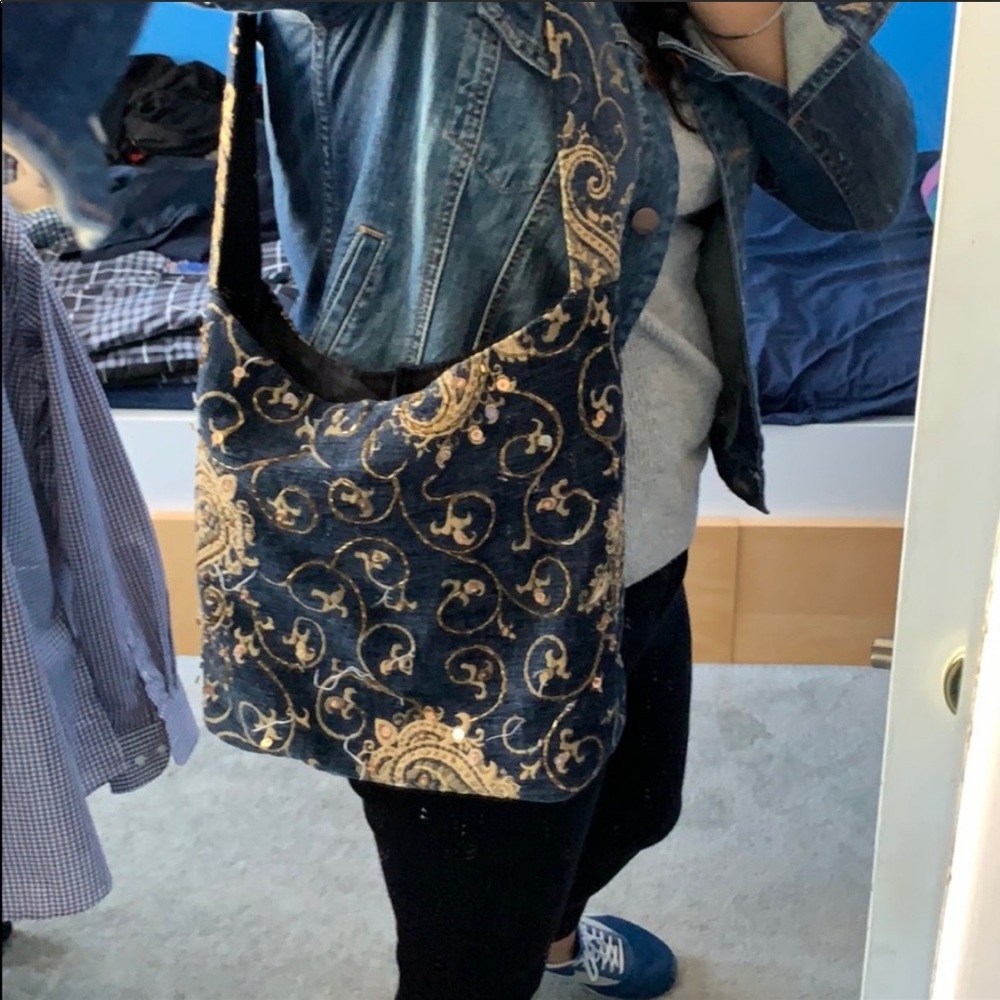 Boho Beaded Shoulder Bag